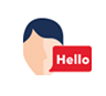<h3>Produção falada</h3>
<p style="font-size: 16px; font-weight: 400; line-height: 22px;">Poderá exprimir os seus pontos de vista em detalhe, com facilidade e confiança sobre uma ampla gama de tópicos em inglês.</p>