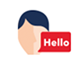 curso de ingles icone hello