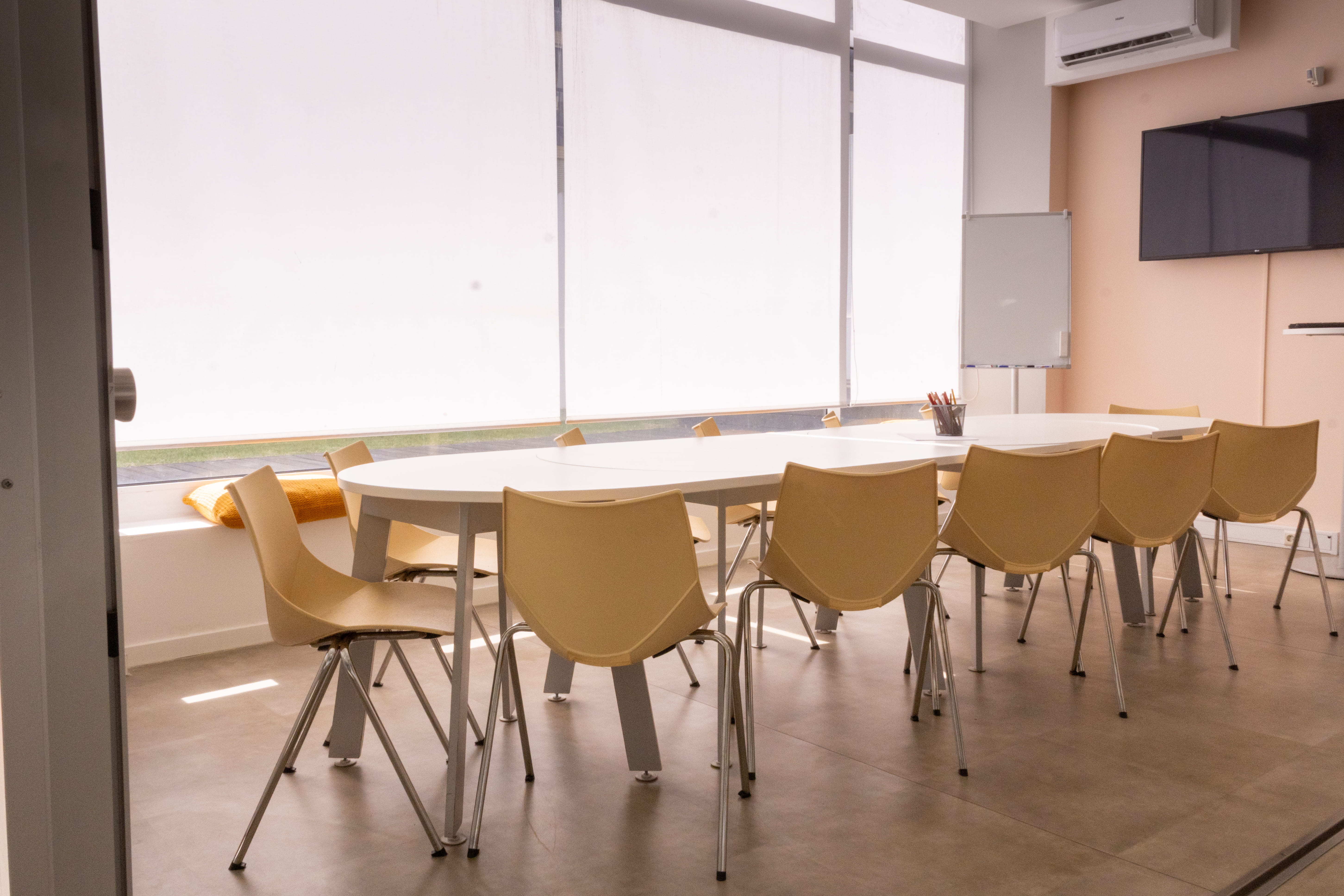 Sala de aula do Wall Street English em Matosinhos