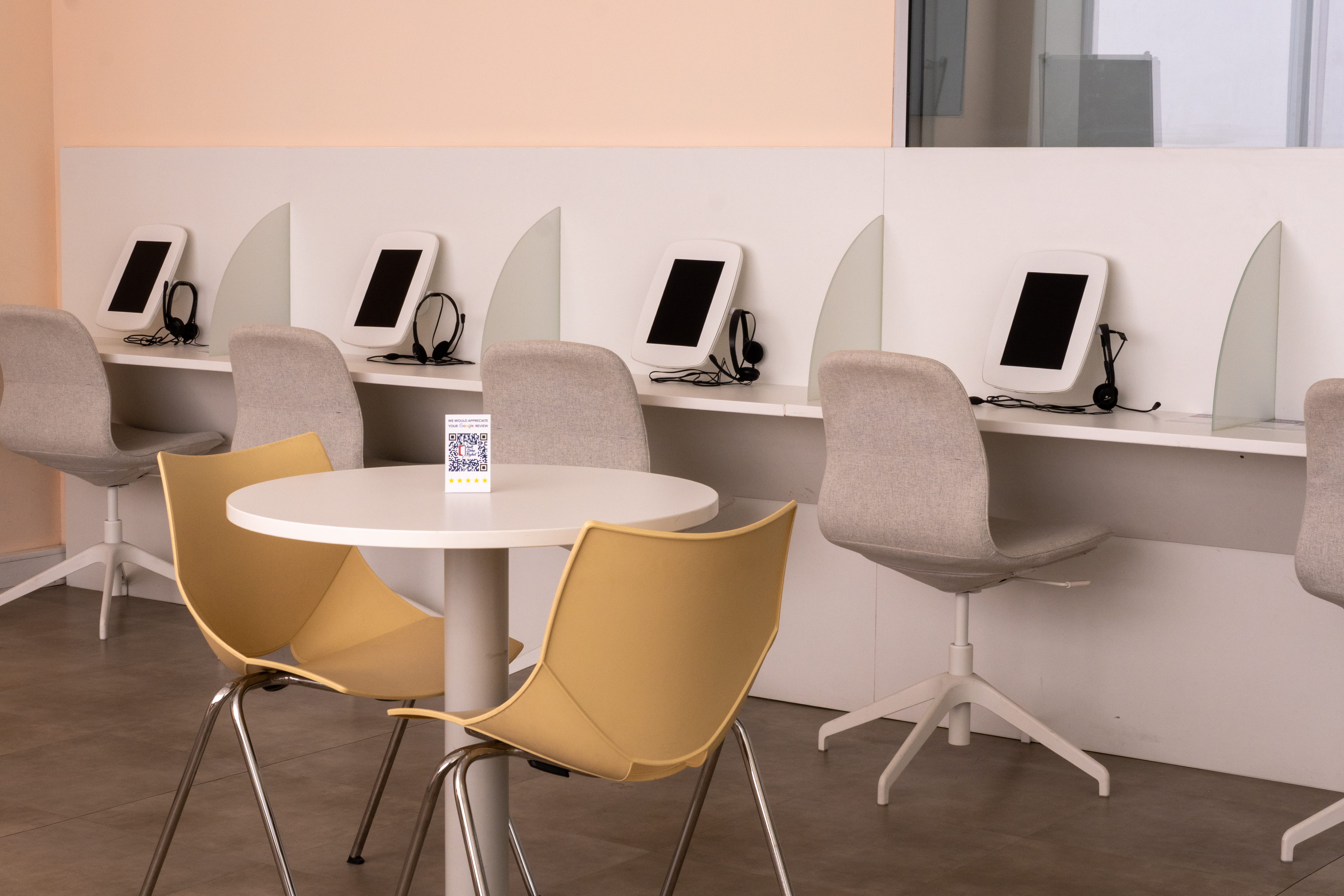 Sala multimédia do Wall Street English em Matosinhos